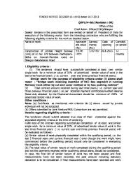 It is the date you sign the declaration and the location at that time of endorsement i.e. Fillable Online Tender Notice Cec Bsp 13 14 43 Dated 10 Fax Email Print Pdffiller