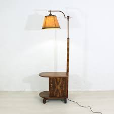 A floor lamp in a corner is the perfect setup if you're adding secondary lighting to a room with an existing ceiling light or just want to keep your lamp table lamps work alongside your decor to bring beauty and light to your living space. Art Deco Rosewood Floor Lamp With Side Table 1930s For Sale At Pamono