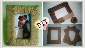 7 ide diy bikin bingkai foto sendiri untuk pemula | mudah dan unik 1. Ide Membuat Bingkai Photo Yang Unik Dan Kreatif Dari Kardus Bekas Dan Tali