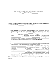 Contract Prestari Servicii Constructii Word