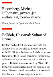 realDonaldTrump BillClintonMike Bloomberg Check Sultan Brunei Check Sultan  sued USA claimed held sex slave suit dismissed grounds Bolkiah sovereign  immunity | Rudy Havenstein, Smi | Scoopnest