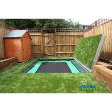 in ground trampoline installation
