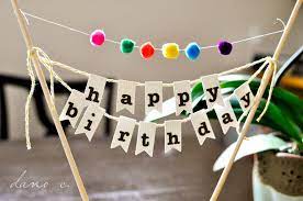 Happy birthday banner diy these banners are super simple to make. Say It Out Loud Adorable Homemade Birthday Banners
