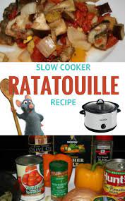Ratatouille Or Vegetable Stew Is A Fantastic Way To Put Lots Of Vegetables Into Y Ratatouille Recipe Ratatouille Recipe Crockpot Crockpot Recipes Slow Cooker