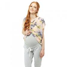 Le pantalon idéal de votre grossesse ! Love And Carry Pantalon De Jogging De Grossesse Gris