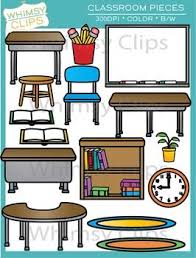 Classroom Pieces Clip Art Classroom Furniture Classroom Furniture