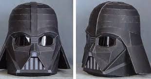 By Japanese Designer Hyakunin Here Is The Wearable Darth Vader Helmet In 1 X2f 1 Scale A Perfe Modelo De Papel Trajes De Super Heroe Mascara De Star Wars