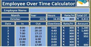 Working hours in saudi arabia. Download Employee Overtime Calculator Excel Template Exceldatapro