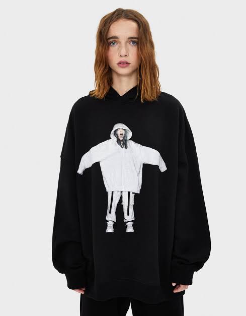 Hasil gambar untuk hoodie billie eilish"