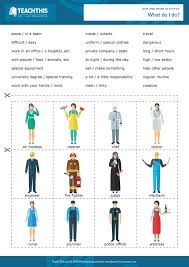 Jobs And Work English Teaching Materials Vocabulary Strategies Speaking Activities
