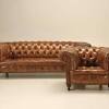 Our antique clarendon leather chesterfield chair, shaped in the traditional chesterfield mould, have an reputation and iconic. 1