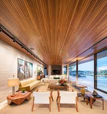 Free for commercial use no attribution required high quality images. A Wood Ceiling Elongates The Interior Of This House In Brazil