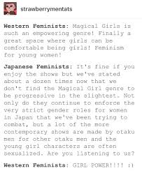 I M With The Japanese Feminists On This One I M A Western Feminist And Otaku Myself And I Can Tell You That A Lot Of The Women In Anime Are Feminismo