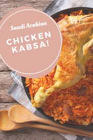 Saudi Arabian Kabsa Chicken And Rice Recipe Kabsa Recipe Recipes Chicken Spices
