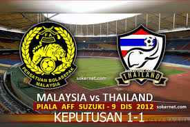 Skuad bola sepak harimau malaya di bawah bimbingan jurulatih, tan cheng hoe bakal beraksi menentang musuh ketat mereka iaitu thailand. Keputusan Piala Aff Suzuki 2012 Malaysia Vs Thailand First Leg Faiz Saaid