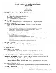 Education Resume New Early Childhood Education Resume Samples ...