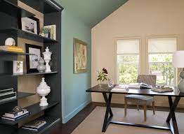 Interior Paint Ideas And Inspiration Benjamin Moore Cozy Home Office Office Wall Colors Home Office Colors