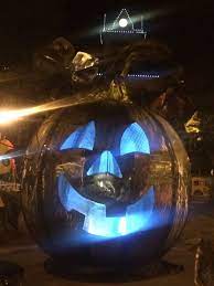 Pumpkin 2 Christmas Bulbs Halloween Town Holiday Decor