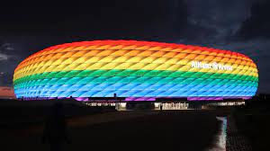 Germany's goalkeeper manuel neuer wore a rainbow armband in his country's early euro 2020 games. 079 Ltg0df6r2m