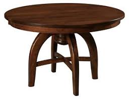 | skip to page navigation. Amish Mid Century Modern Round Dining Table Solid Wood 42 48 Leaf Extensions Ebay