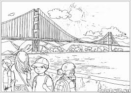 39+ bridge coloring pages for printing and coloring. Golden Gate Bridge Coloring Page Coloringbay