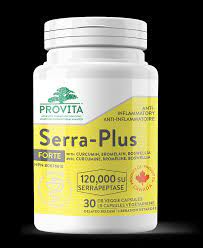Serra Plus Serrapeptase 120000iu 60 Caps Naturaheal Ca