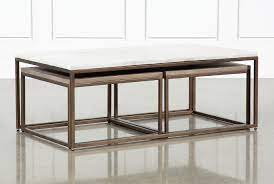 Shop from the world's largest selection and best deals for 3 coffee table in nested tables. Pavilion Nesting Coffee Tables By Nate Berkus And Jeremiah Brent Living Spaces