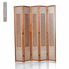 45 cm x 190 cm x 4 panel(s), traditional ﻿craftsmanship. Teak Screen Mid Century Five Panel Folding Room Divider
