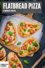 Easy Flatbread Naan Pizza Video Recipe Recipe In 2020 Pizza Recipes Homemade Easy Flatbread Recipes