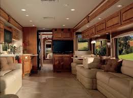 2011 Monaco Cayman Luxury Motorhome Review Roaming Times Rv Furniture Luxury Motorhomes Rv Sofas