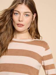 MERINO WOOL JUMPER in NATURAL MULTI