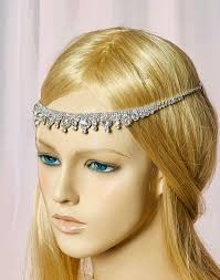 Wedding Vintage Headband,Gold Bridal Headpiece, Silver Rhinestone Hair  Accessories, Wedding Jewelry, Hair Fascinators -HA060