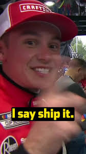 Christopher Bell wants to go racing in the heavy, heavy rain. 😂 #nascar  #rain #christopherbell #racing