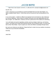 Maybe you would like to learn more about one of these? Free Media Planner Cover Letter Examples Templates From Trust Writing Service
