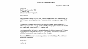 Ketika kita ingin berhenti bekerja dari perusahaan karena suatu alasan, kita perlu menyampaikan surat pengunduran diri kepada atasan. 6 Contoh Surat Resign Alasan Manfaat Dan Format Yang Benar