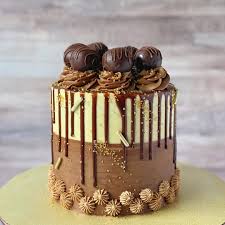 A Very Happy Birthday To My Sis In Law She Requested A Chocolate And Peanut Butter Cake So 3 Layers Of Chocolate Cake With Peanut Festkake