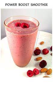 Power Boost Smoothie Serves 1 1 Cup Unsweetened Almond Milk 1 Scoop White Chocolate Protein Powder Or Your Fla Picky Eater Recipes Food Smoothie Recipes