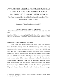 Pdf manajemen layanan repository perguruan tinggi. Format Artikel Karya Ilmiah Ut