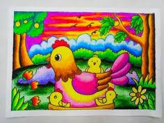 Variasi cara mewarnai dinding dengan gradasi crayon. 27 Art Drawings For Kids Ideas Art Drawings For Kids Drawings Drawing For Kids