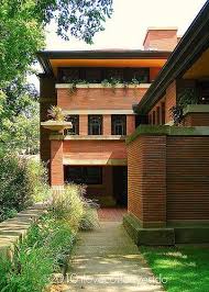Frederick C Robie House 1909 Hyde Park Chicago Illinois Prairie Style Frank Lloyd Wright Robie House Frank Lloyd Wright Robie House Architecture