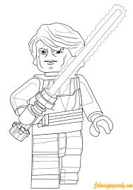 Anakin Skywalker From Lego Star Wars Coloring Page Http Coloringpagesonly Com Pages Anakin Skywalker From L Star Wars Colors Star Wars Anakin Lego Star Wars
