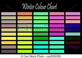 Winter Color Chart