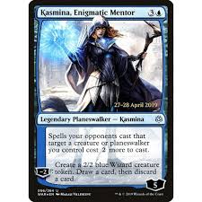 War of the spark is based on narrative events happening in magic: Enigmatic Mentor Prerelease Foil U Kasmina Mtg Magic War Of The Spark Individual Magic The Gathering Cards