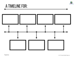 Blank Timeline Template by VFT Virtual Field Trips | TPT