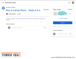Google classroom is your central place where teaching and learning come together. How To Create An Assignment With Google Classroom Shelley Gray