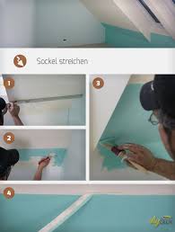 Sockel Streichen Saubere Farbkanten Durch Abkleben Diybook At Tapezieren Renovieren Wand Malen