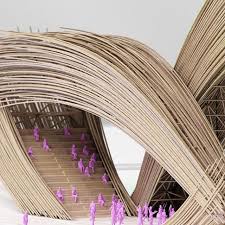 Superarchitects On Instagram The Blossom Gate By Penda Winner Of An International Competition F Architecture Model Architecture Architectural Inspiration
