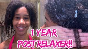 In this case i knew that i was able to brush my hair until it becomes sleek. 1 Year Post Relaxer Transitioning Natural Hair Transition Without Big Natural Hair Transitioning Natural Hair Styles Natural Hair Transitioning Big Chop