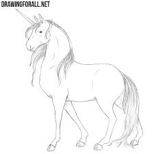 Make sure that you draw the ovals in light strokes so that it is easy to erase them later. How To Draw A Unicorn