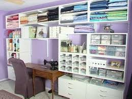 But there are ways to change habits to help you be both. An Organized Sewing Room Oh To Dream My Sewing Room Dream Craft Room Craft Room Storage